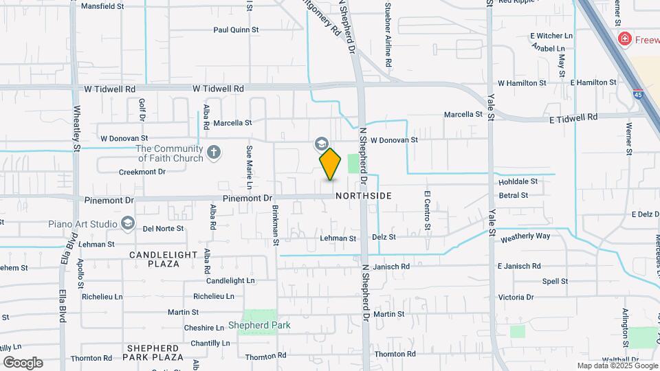 5213 Pinemont Creek Ln Map and Location Details