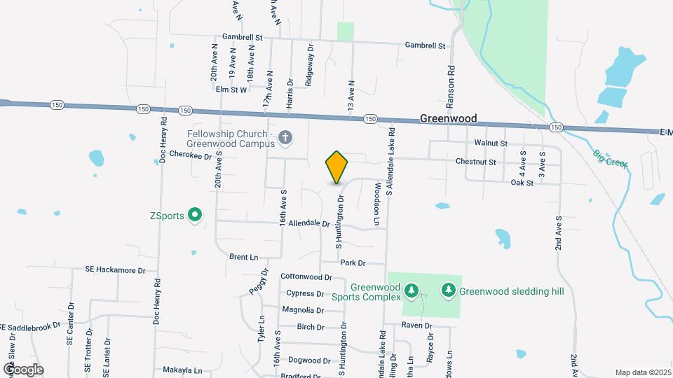406 S Huntington Dr Map and Location Details