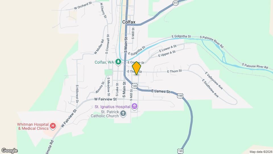 708 S East St Map and Location Details