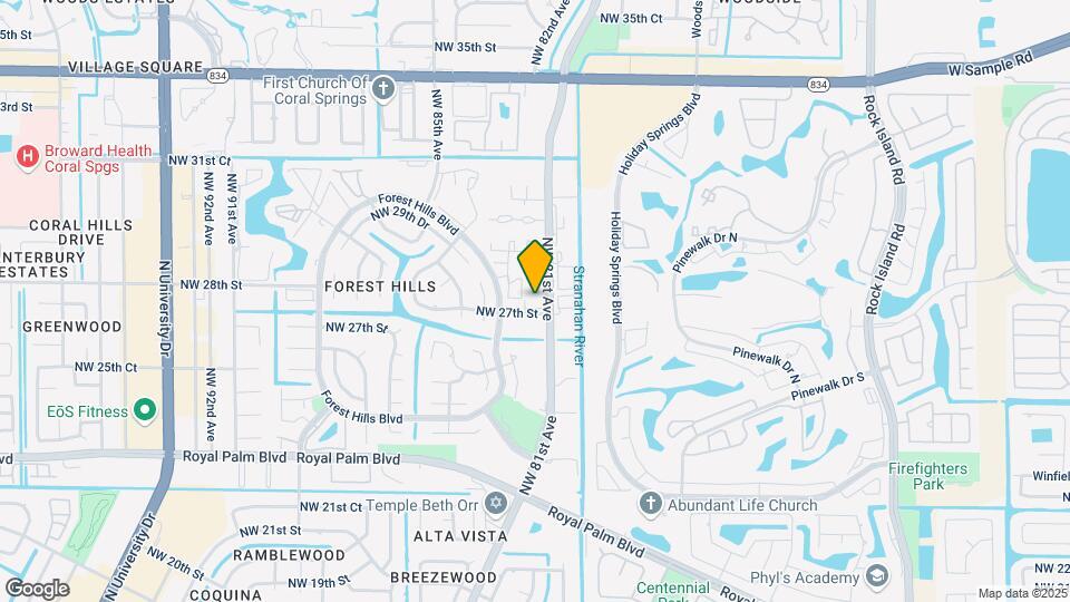 2700 Riverside Dr, Unit 202 Map and Location Details