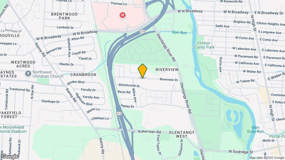 675 Riverview Dr Map and Location Details