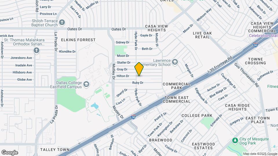 3532 Hilton Dr Map and Location Details