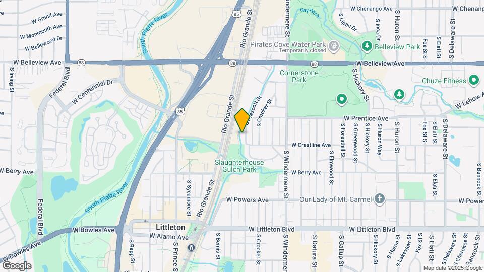 5373 S Prescott St Map and Location Details