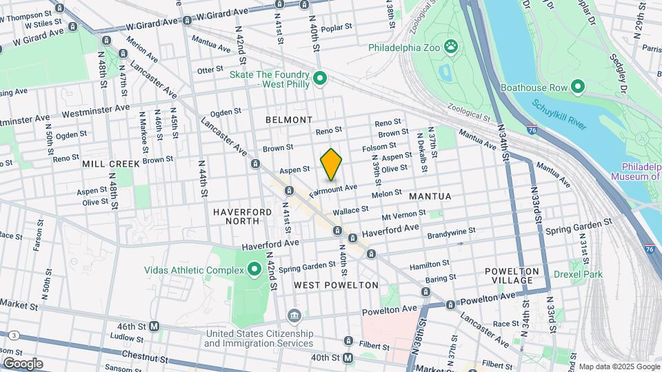 700 N 40th St Map and Location Details