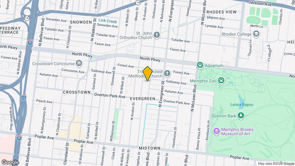 447 Dickinson St Map and Location Details