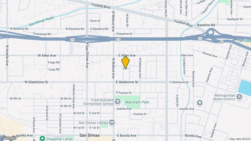 750 N Northcape Ave Map and Location Details