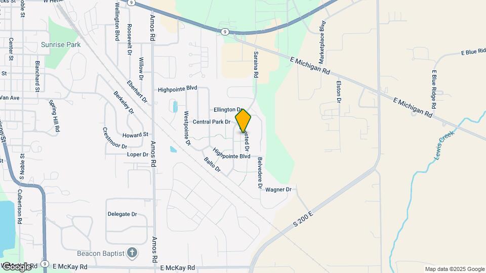 831 Olmsted Dr Map and Location Details