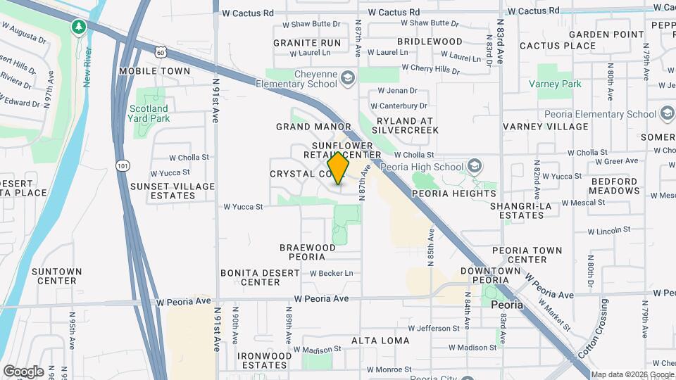 8754 W Christopher Michael Ln, Unit 3 Map and Location Details