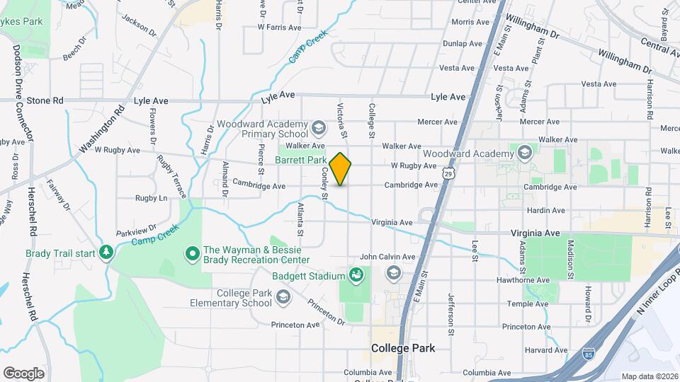1960 Cambridge Ave Map and Location Details