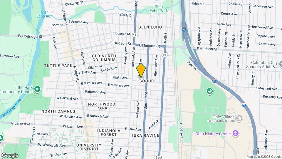 2350 Indiana Ave Map and Location Details