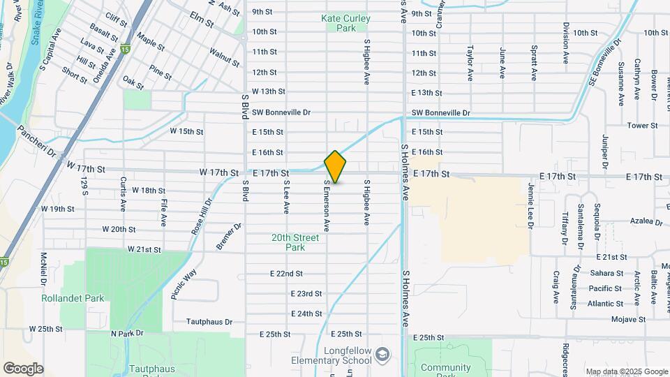 307 E 18th St Mapa y Detalles de la Ubicación