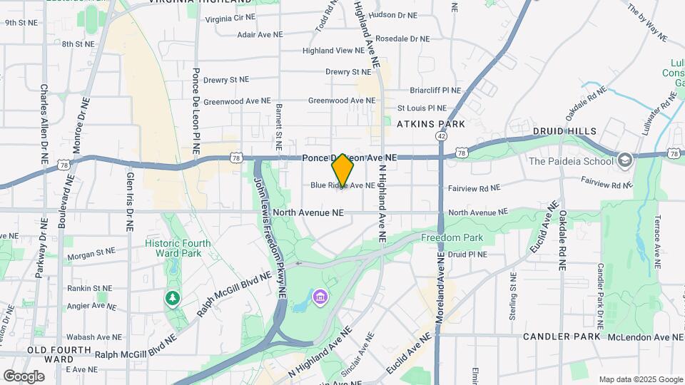 997 Blue Ridge Ave NE Map and Location Details