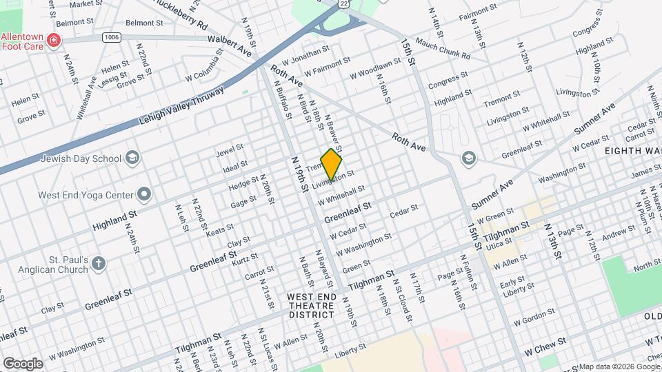 1814-1818 Livingston St Map and Location Details