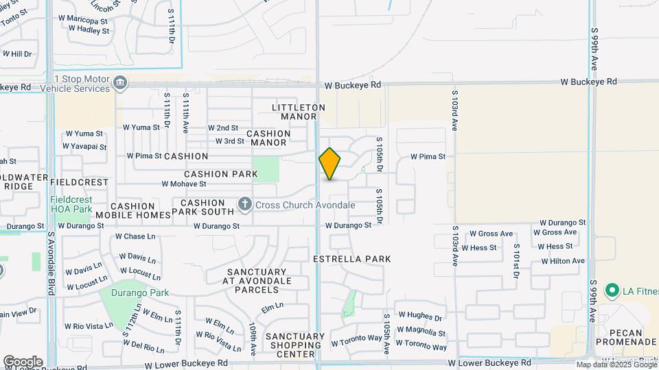 10637 W Nez Perce St Map and Location Details