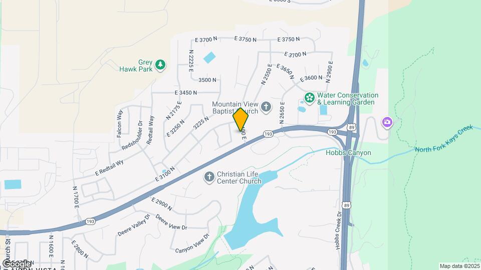 3057 N 2400 E Map and Location Details