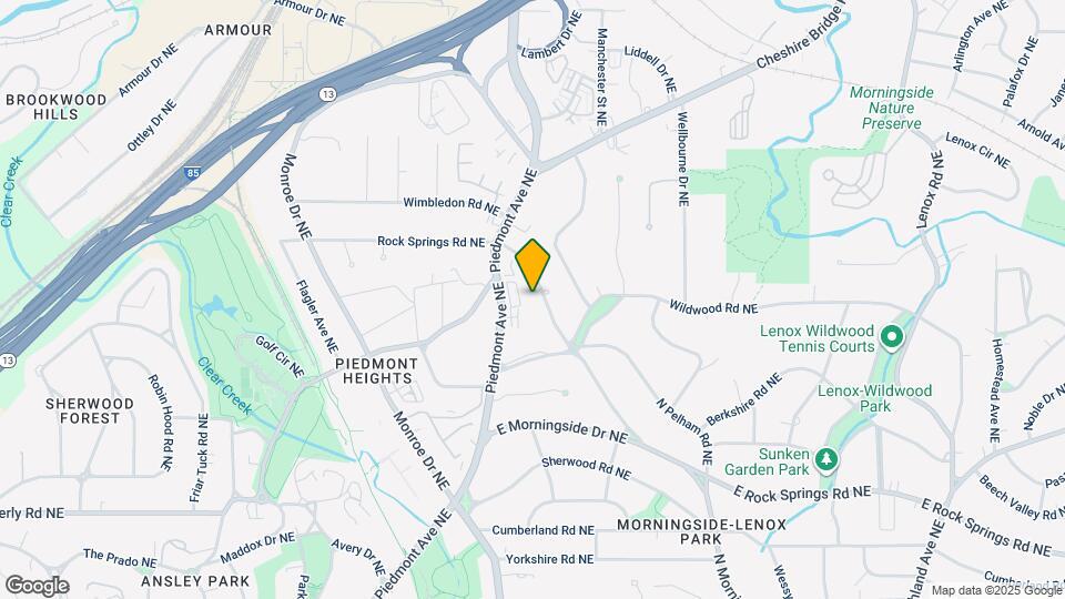 1796 N Rock Springs Rd NE Map and Location Details