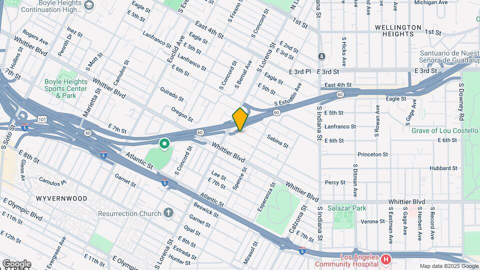 3429 Percy St Map and Location Details