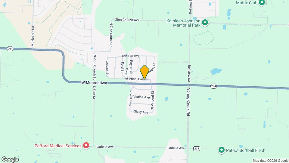 1923 Price Ave Map and Location Details