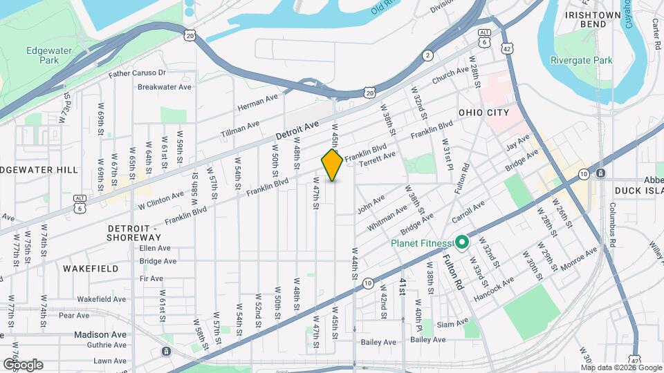 1812 W 45th St Map and Location Details