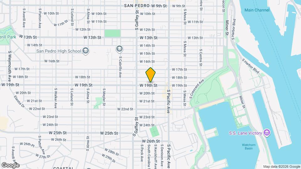 1845 S Grand Ave Map and Location Details