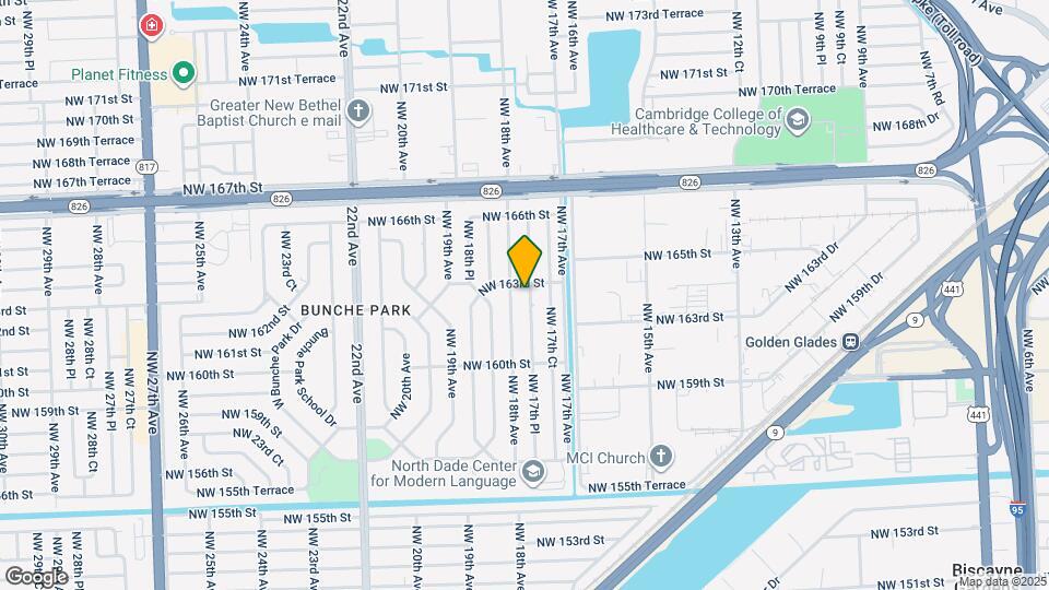 16230 NW 17th Pl Map and Location Details