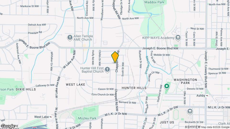 224 Chappell Rd NW Map and Location Details