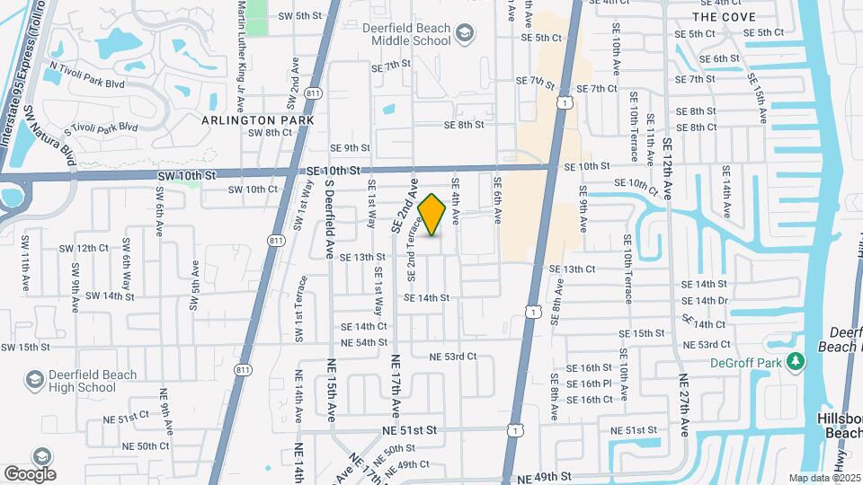 308 SE 12th St Map and Location Details