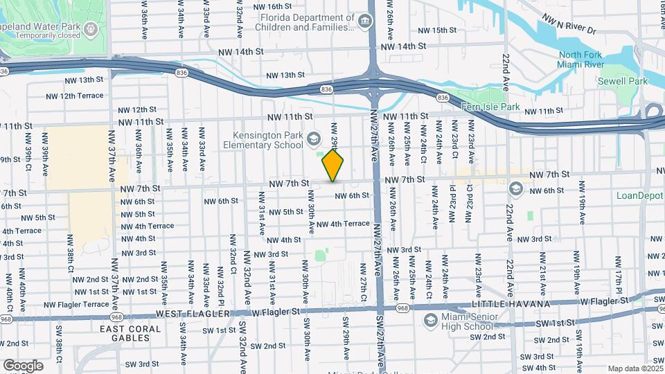 2900 NW 7th St Map and Location Details