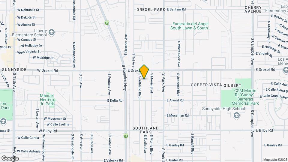 5745 S Southland Blvd Mapa y Detalles de la Ubicación