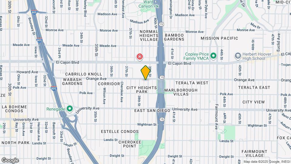 4180 39th St Map and Location Details