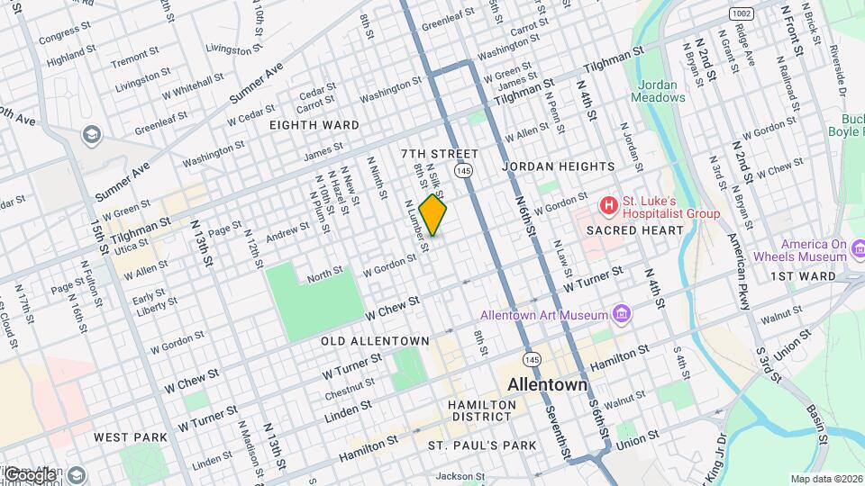 409 N Refwal St Map and Location Details