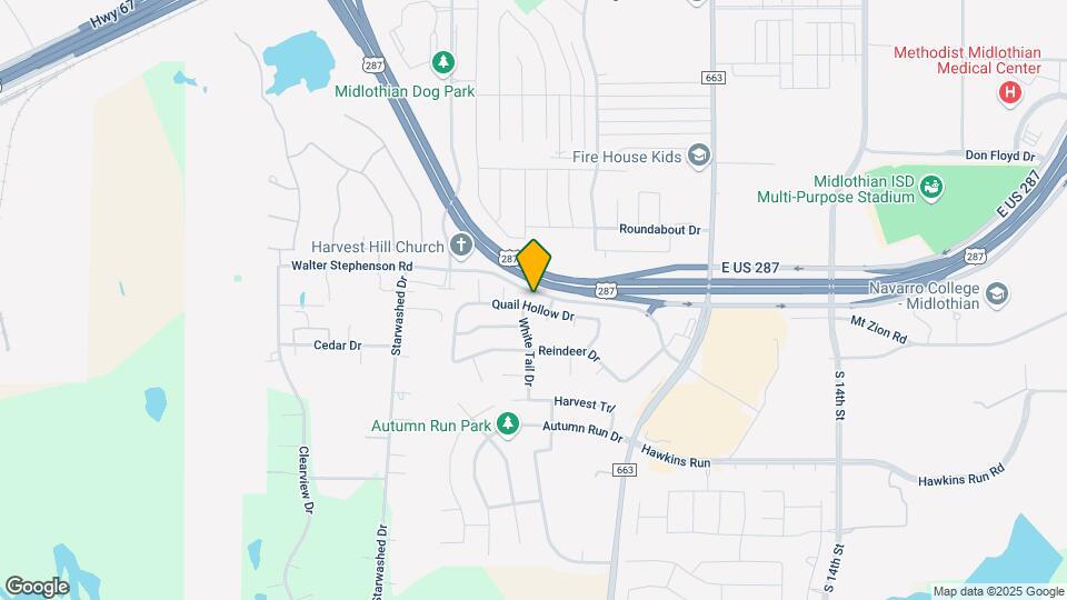 609 Quail Hollow Dr Map and Location Details