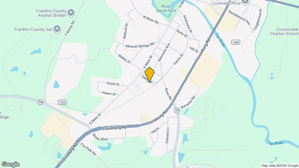 208 Dent Ln Map and Location Details