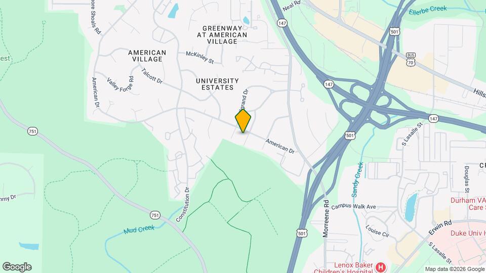 4004 Inwood Dr Map and Location Details