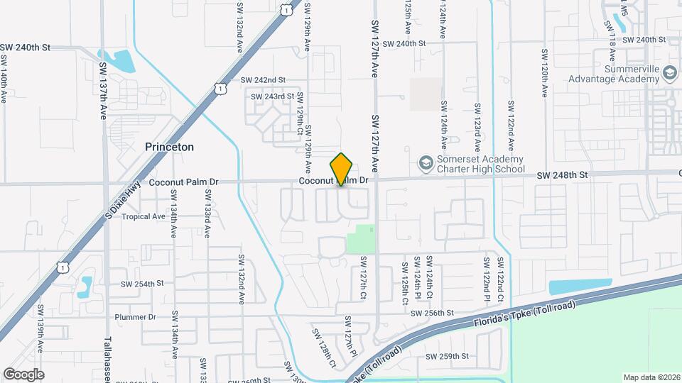 24833 SW 128th Ct Map and Location Details