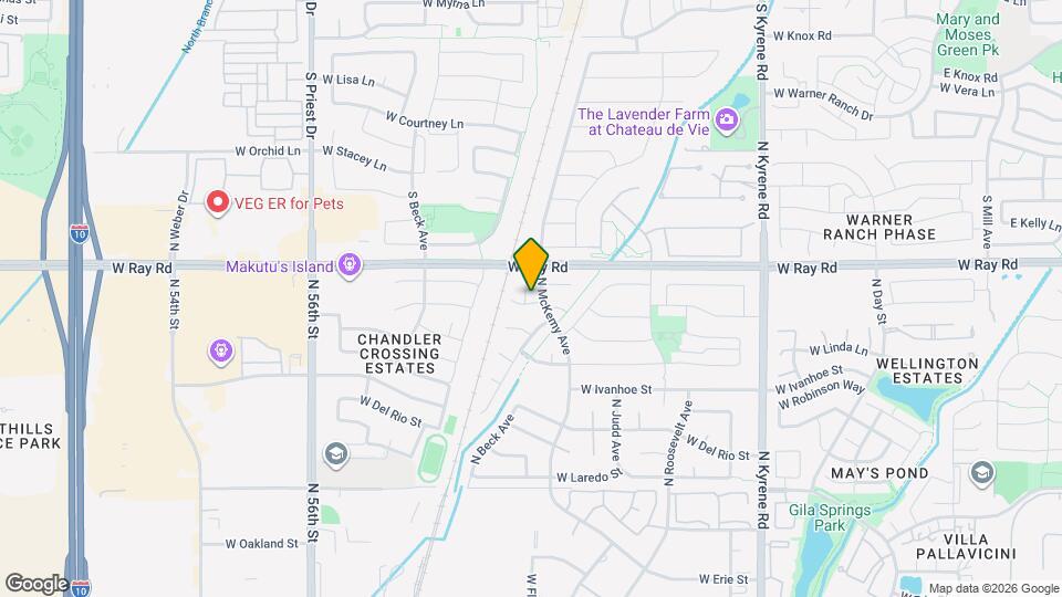 931 N Beck Ct Map and Location Details