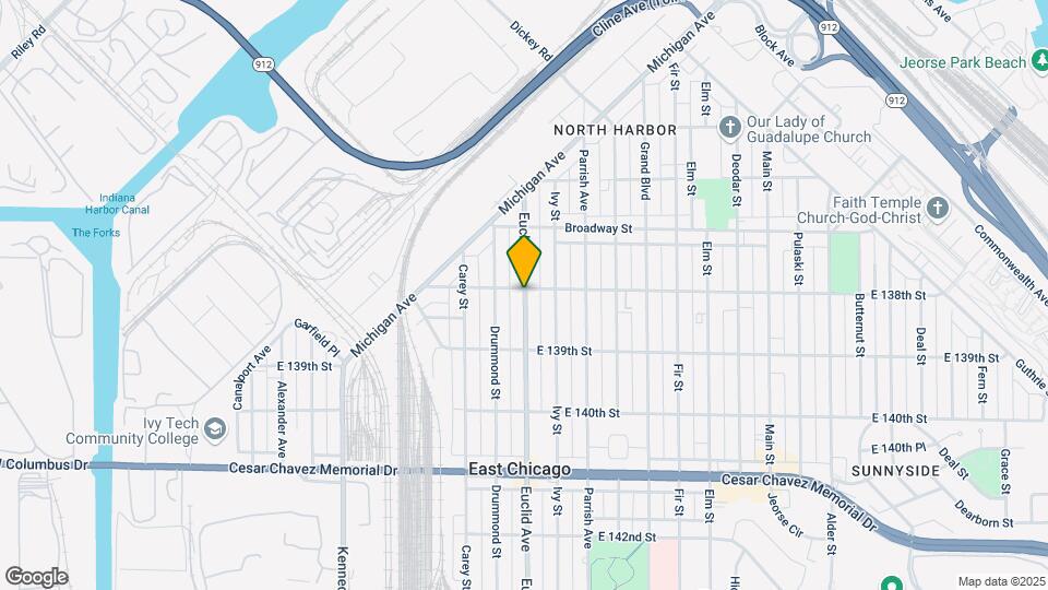 3802 Euclid Ave-Unit -1 Map and Location Details