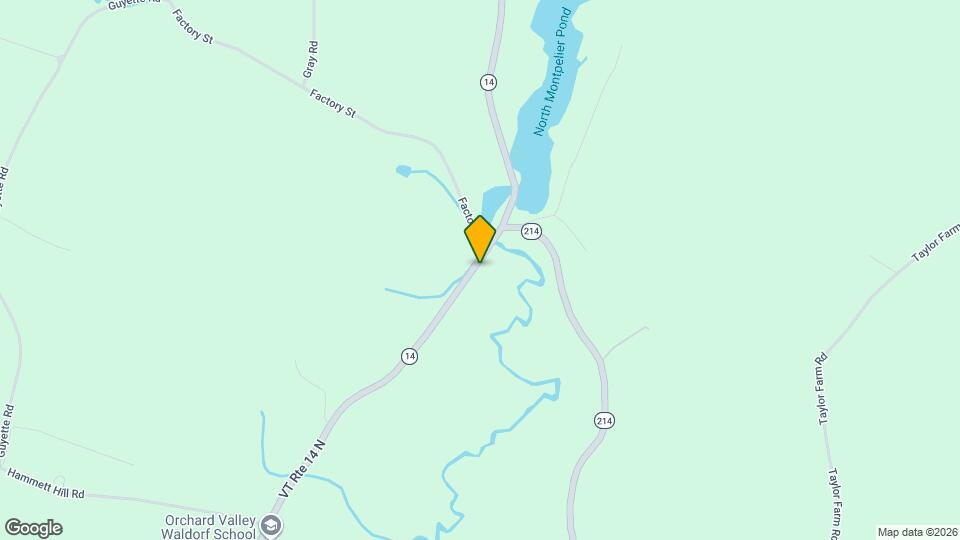 2978 Vt Rte 14 N, Unit 3 Map and Location Details