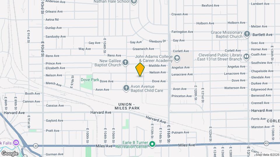 11109 Dove Ave Mapa y Detalles de la Ubicación