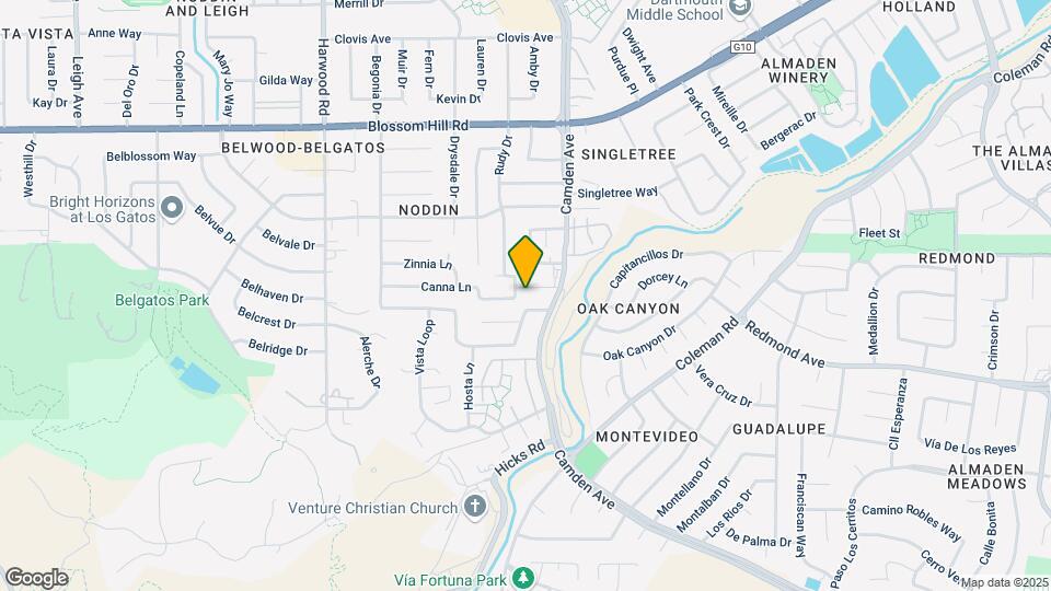 5748 Canna Ln Map and Location Details