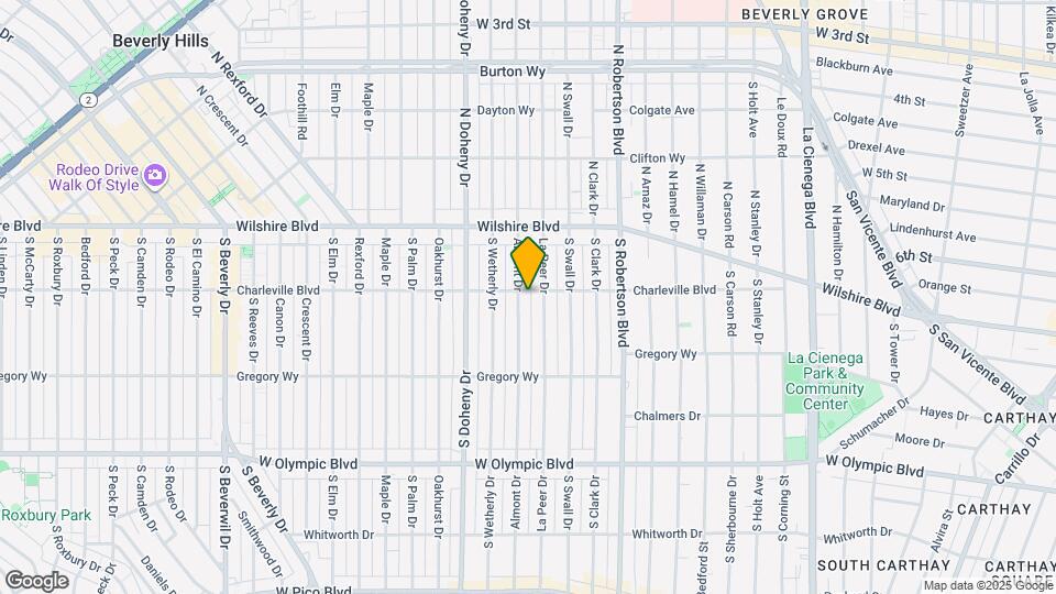 200 S Almont Dr Map and Location Details