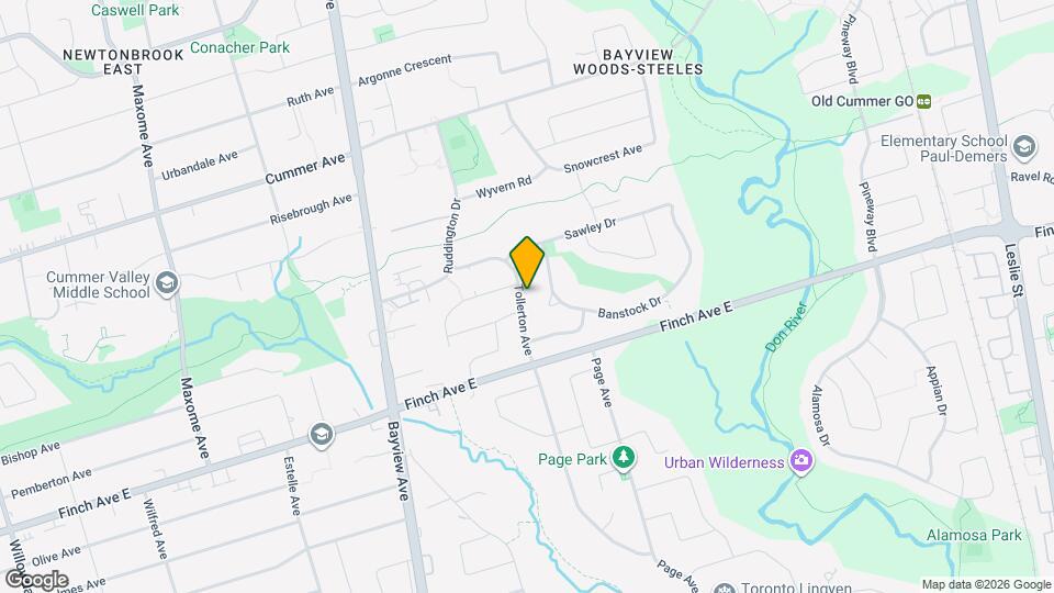 25 Tollerton Ave Map and Location Details