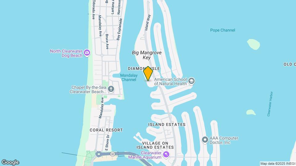 644 Island Way Map and Location Details