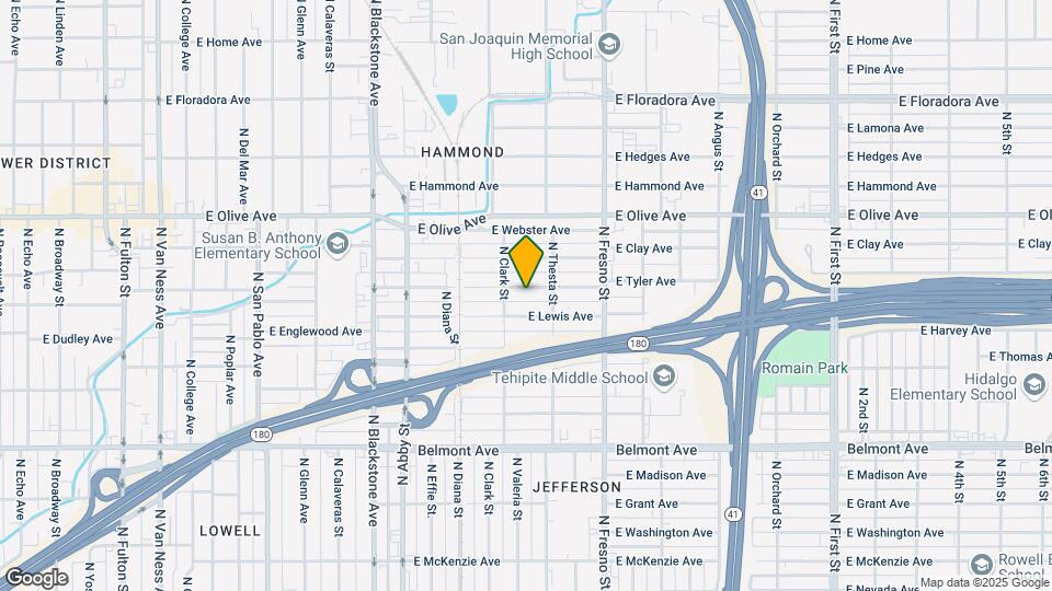 2232 E Tyler Ave Map and Location Details