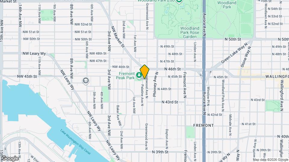 4425 Greenwood Ave N, Unit 105 Mapa y Detalles de la Ubicación