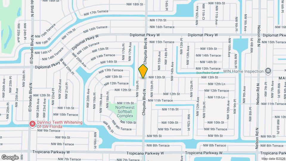 1220 Chiquita Blvd N Map and Location Details