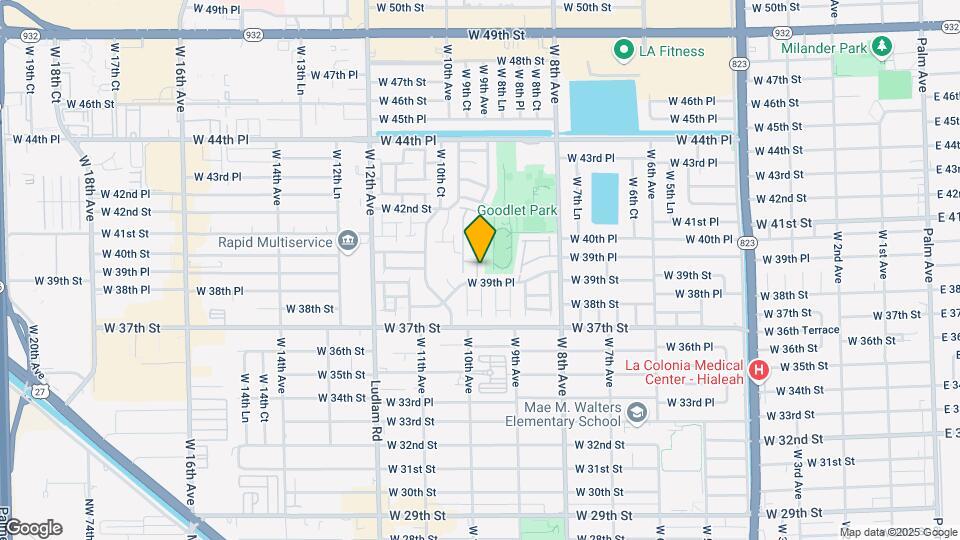 3975 W 9th Ct Map and Location Details