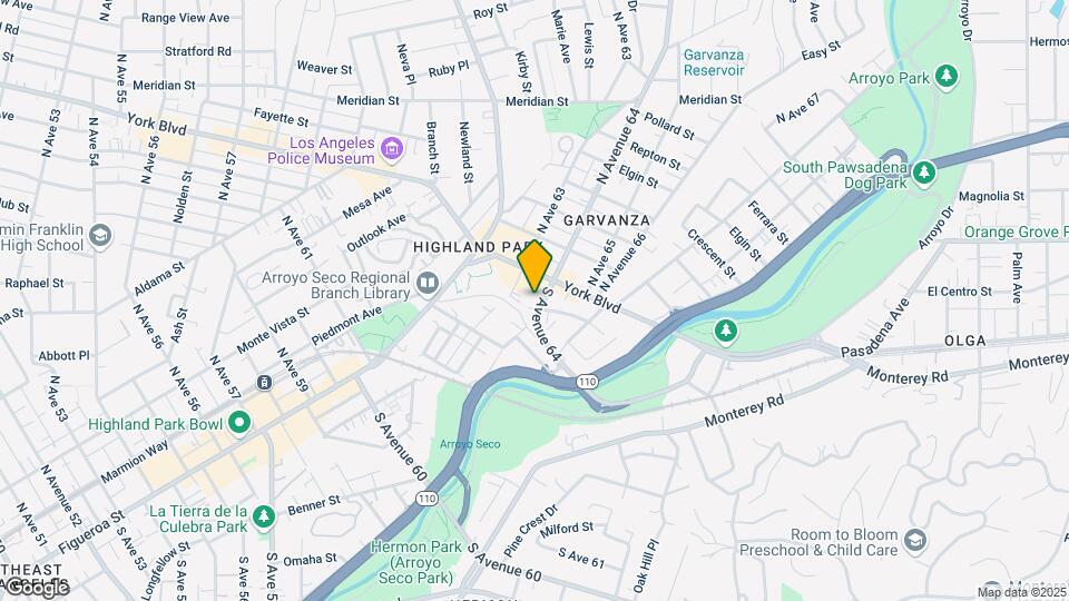 127 S Ave. 64 Mapa y Detalles de la Ubicación