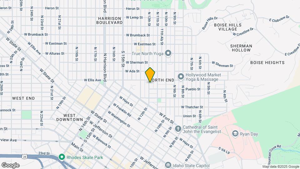 1114 N 12th St Map and Location Details