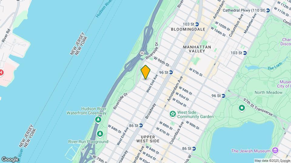 315 W 92nd St Map and Location Details